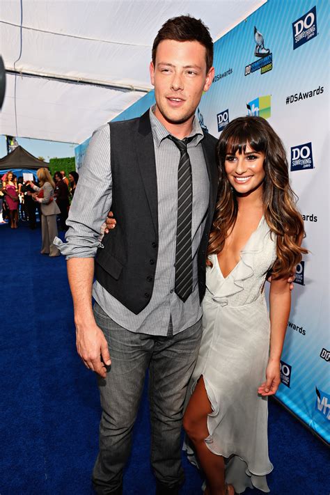 lea michele age difference with cory monteith